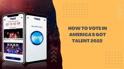 How to Vote on America’s Got Talent: By App and Online .